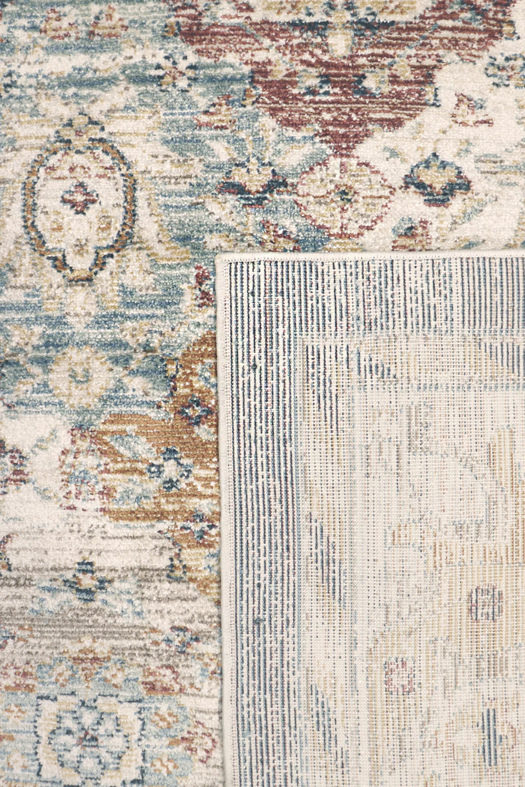 Beige Power Loom Area Rug Q822