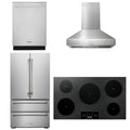 36 Induction Cooktop, Range Hood, Refrigerator, Dishwasher F142