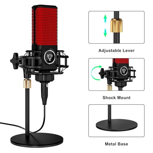 Audio Mixer Sound Card Condenser Microphone D56053
