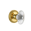Polished Brass Crystal Knob N801