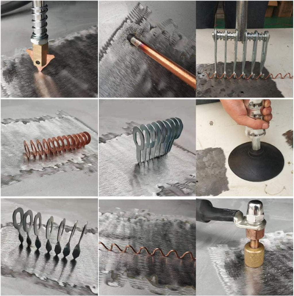Vehicle Panel Spot Puller Dent Spotter 3500A 7 Modes 3KW Spot Welding Machine 110V H403794