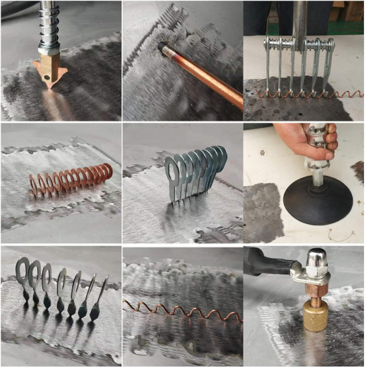 Vehicle Panel Spot Puller Dent Spotter 3500A 7 Modes 3KW Spot Welding Machine 110V H403794