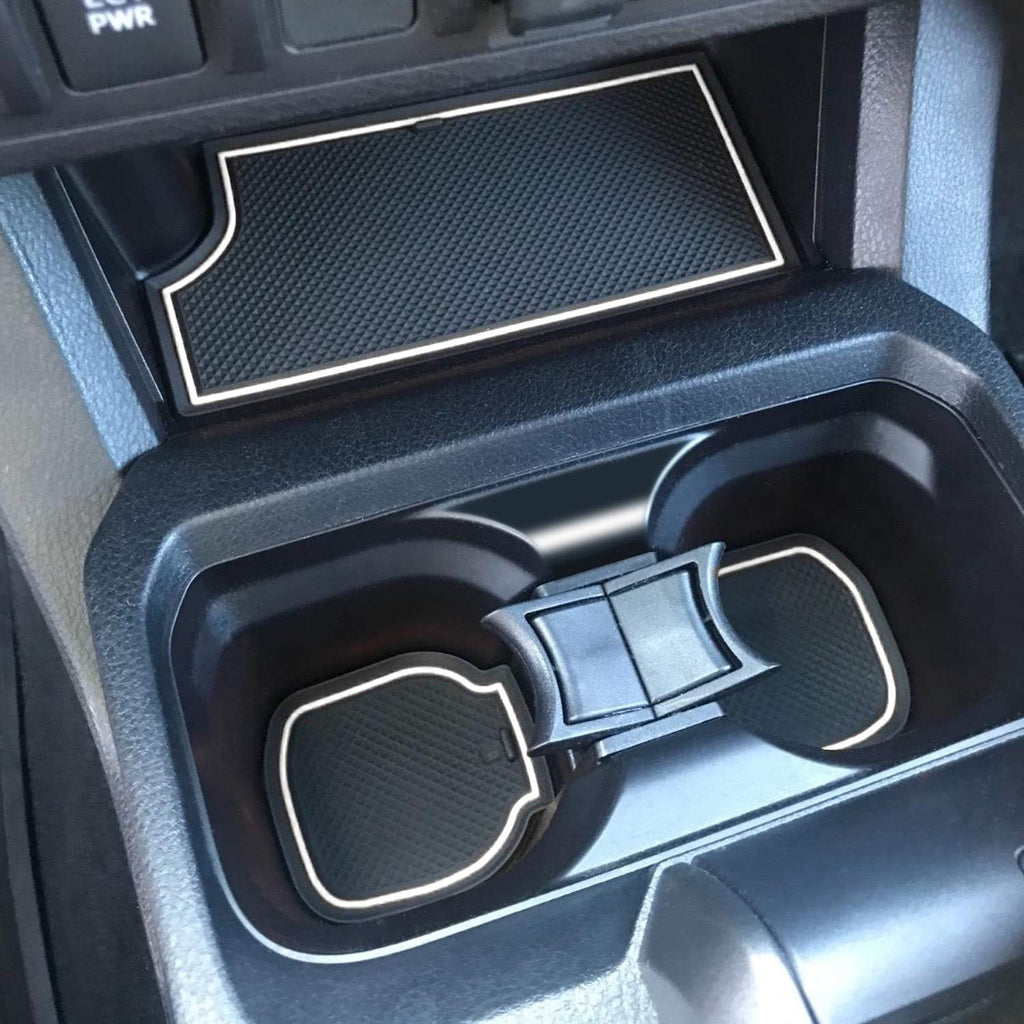 Non-Slip Anti Dust Cup Holder Center Console and Door Pocket Inserts Mats D646