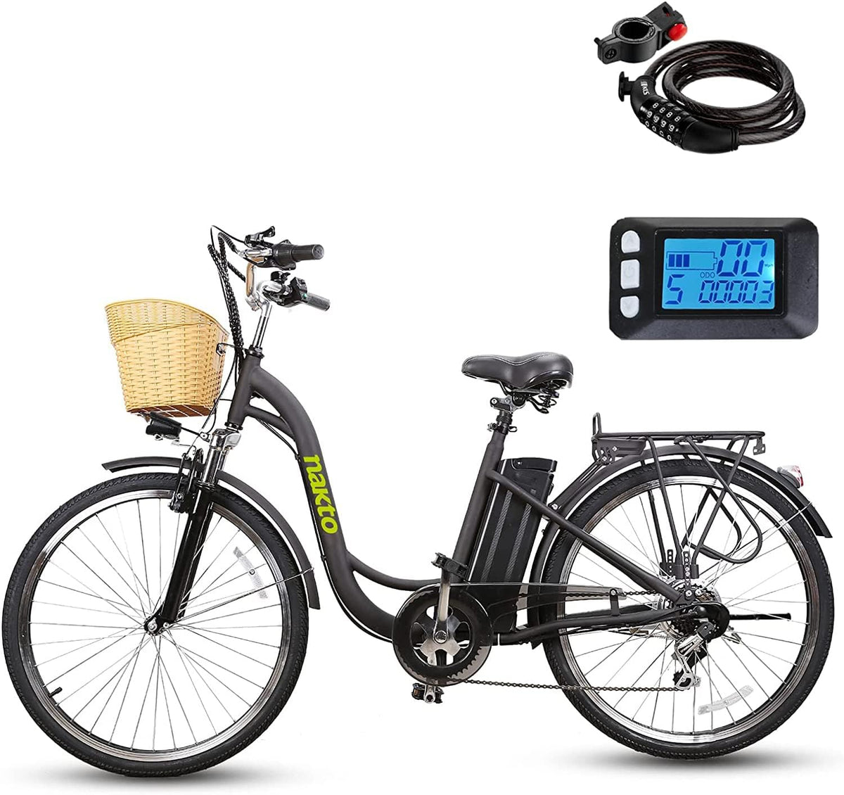 26 Electric Cargo Bike 250W/350W Motor 10.5Ah Battery C32243