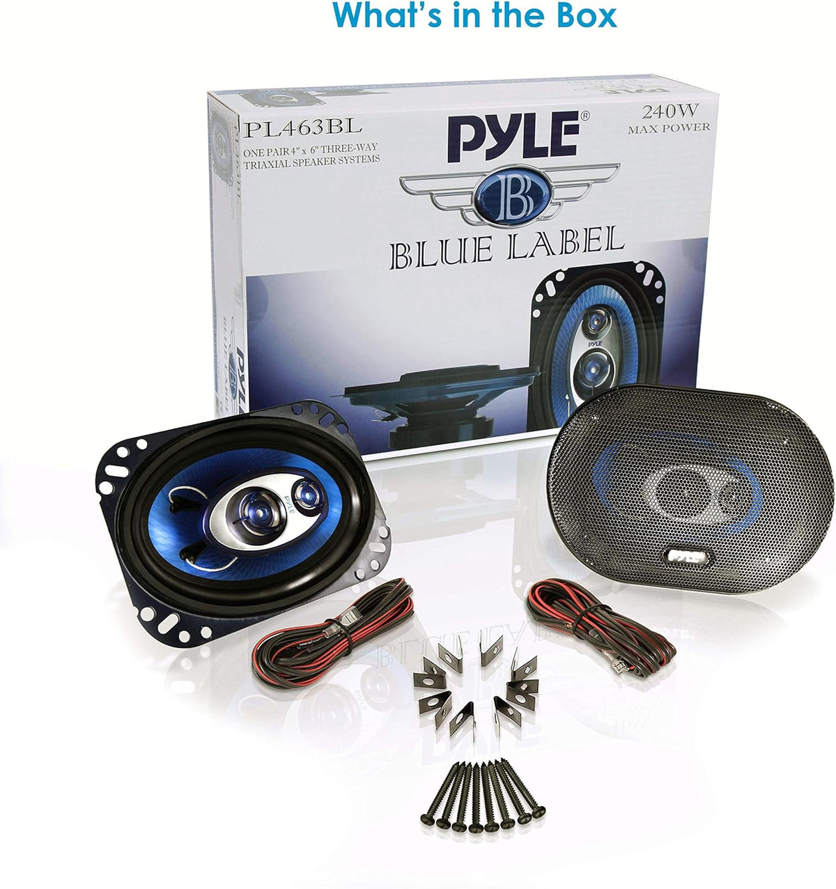 4'' x 6'' Three Way Speaker System 240 Watt 4 Ohm G3710