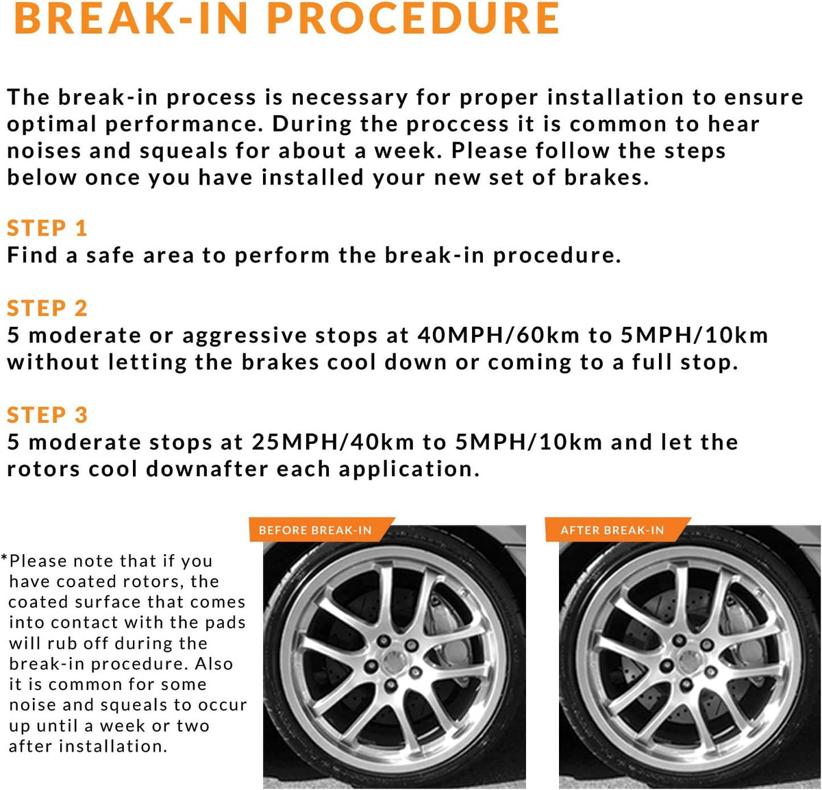 Max Brakes Premium XD Rotors with Carbon Ceramic Pads V350504