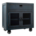 Blue 2-Door Accent Chest M2415
