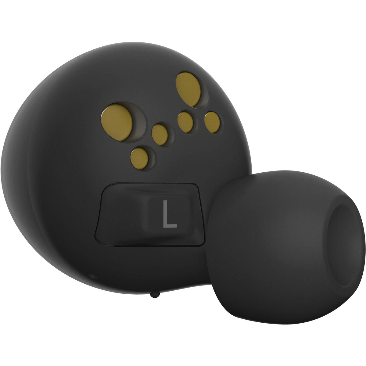 Black Wireless Noise-Canceling In-Ear Earphones with Mic G50425