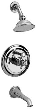 Pressure Balancing Tub & Shower Set Polished Chrome N680017