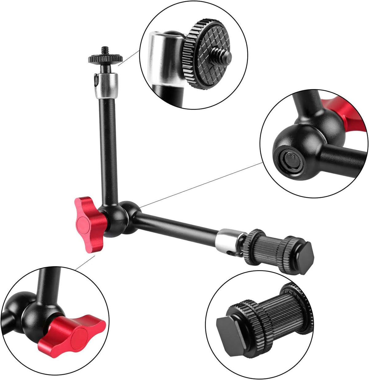 11 inch Adjustable Articulating Friction Magic Arm & Large Super Clamp I98999