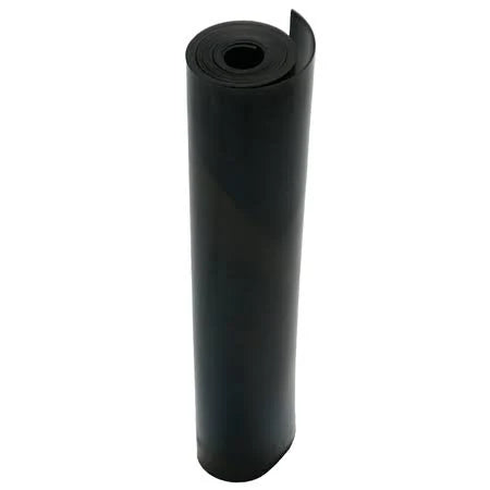 Black 3/16 in. 60A Neoprene Rubber Sheet H8463