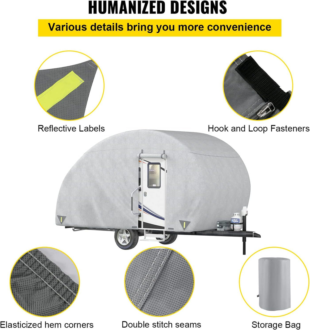 Teardrop Trailer Cover for 16' - 18' Trailers L150