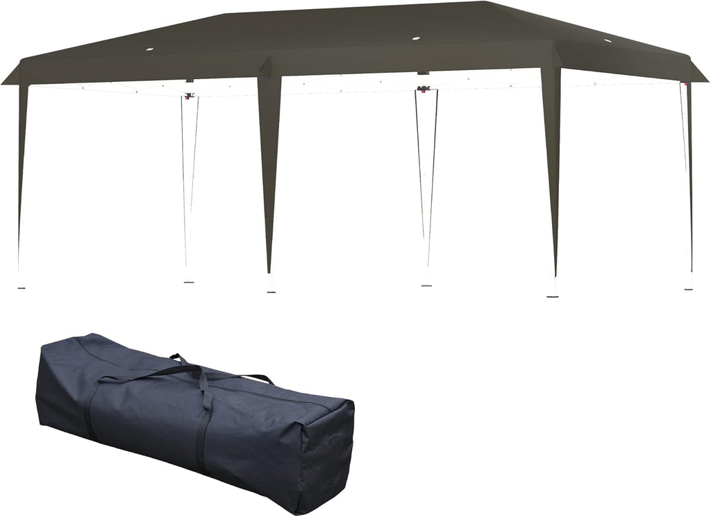 10' x 20' Heavy Duty Pop Up Canopy with Carry Bag, Blue F6019