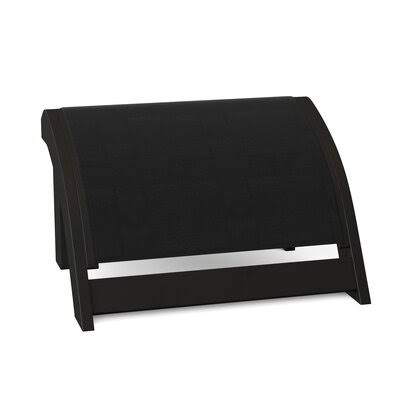 Textured Black Adirondack Ottoman P6169