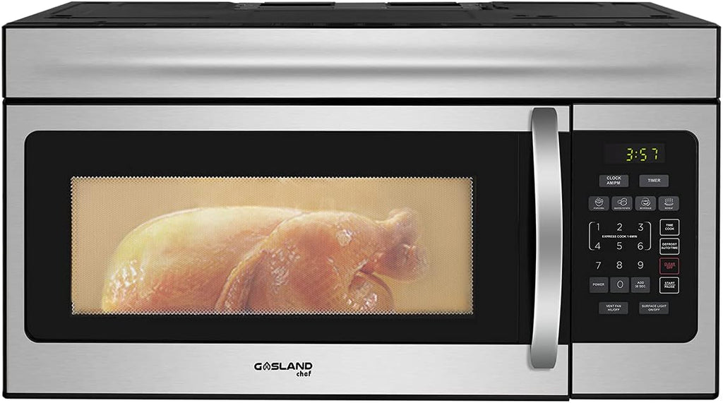 30 Inch Over-the-Range Microwave Oven, 1.6 Cu. Ft., 1000 Watts, Stainless Steel I468