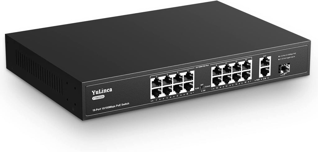 8 Port Gigabit PoE Unmanaged Ethernet Switch Pack of 2 V942