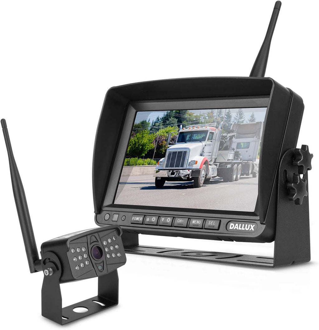 Digital Wireless Backup Camera with 7 inch DVR Monitor Y72114