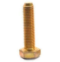 7/8 inch-9 x 8 1/2 inch Grade 8 Hex Cap Screw Alloy Steel Yellow Zinc Plated Pk 25 V5066