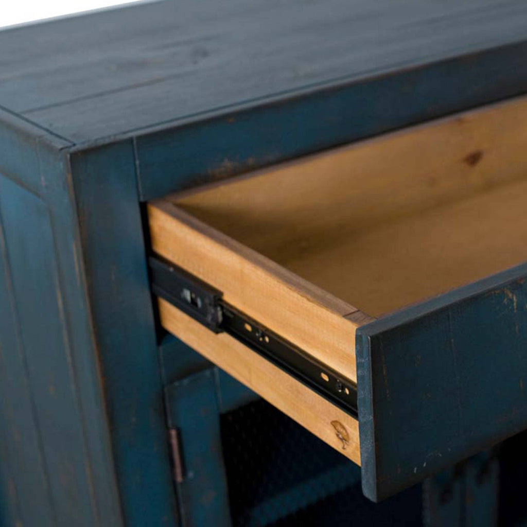 Blue 2-Door Accent Chest M2415