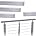 6.6Ft Stainless Steel Handrail for Cable Railing D8903