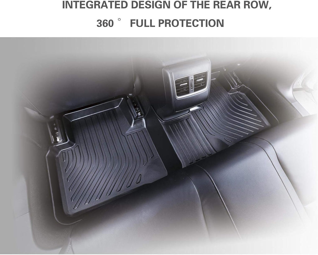 Black Waterproof Car Floor Mats Full Set V221485