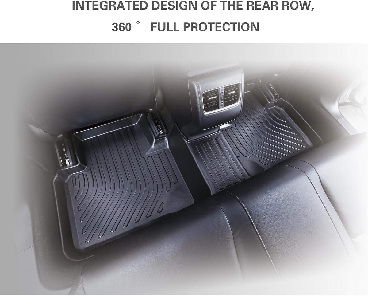 Black Waterproof Car Floor Mats Full Set V221485