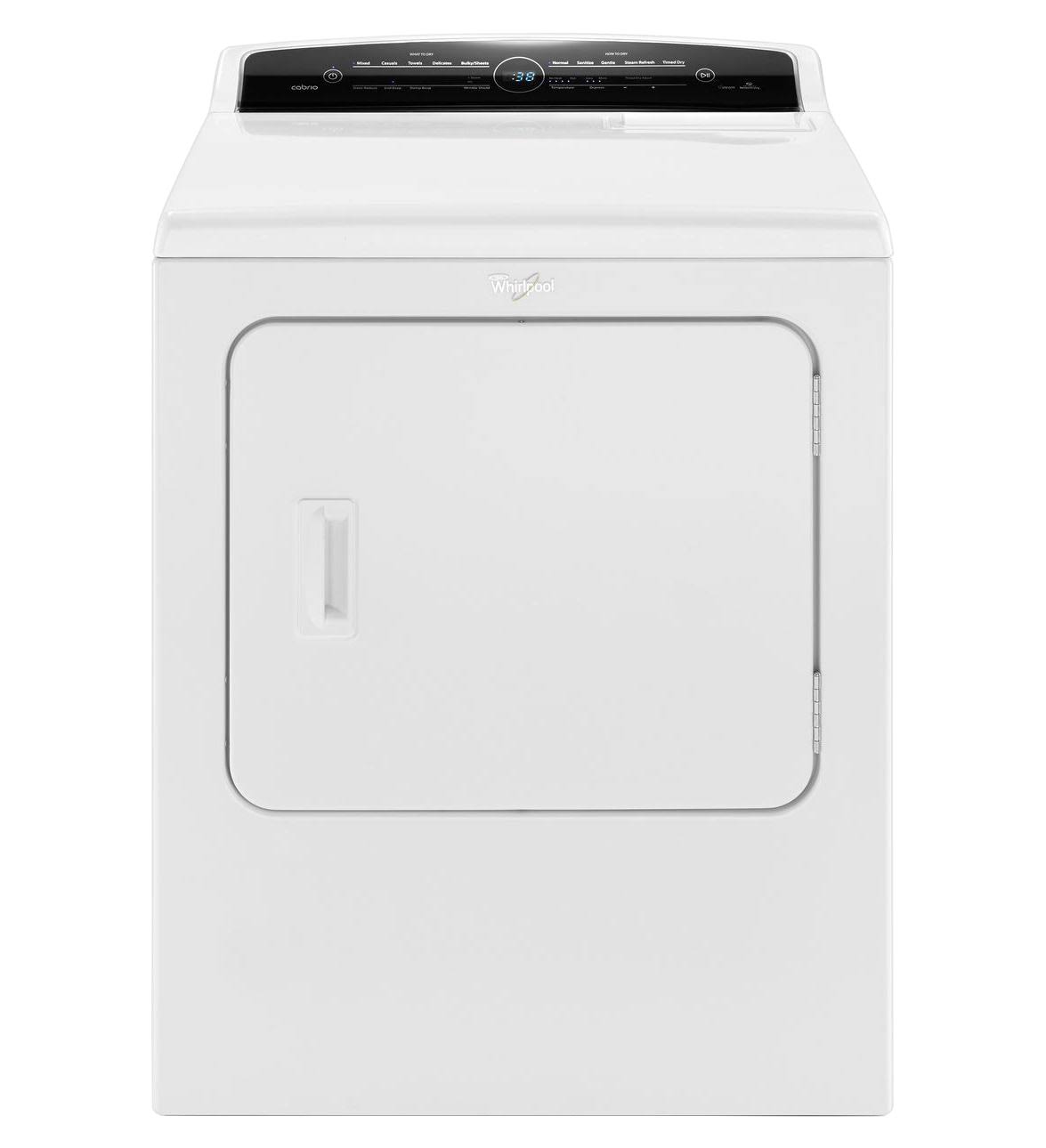 White Front-Loading Gas Dryer W710
