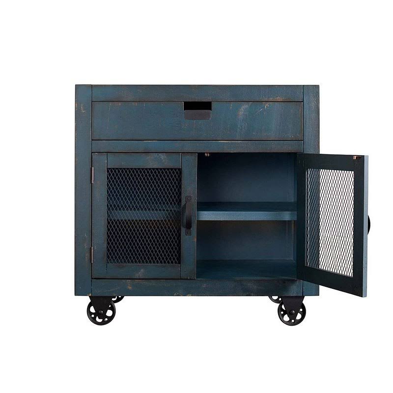 Blue 2-Door Accent Chest M2415