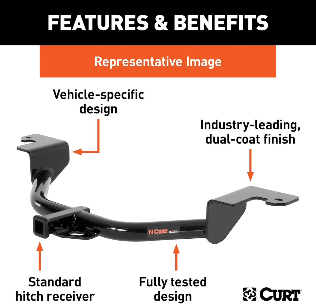 Class 2 Trailer Hitch with 1-1/4-Inch Receiver N424