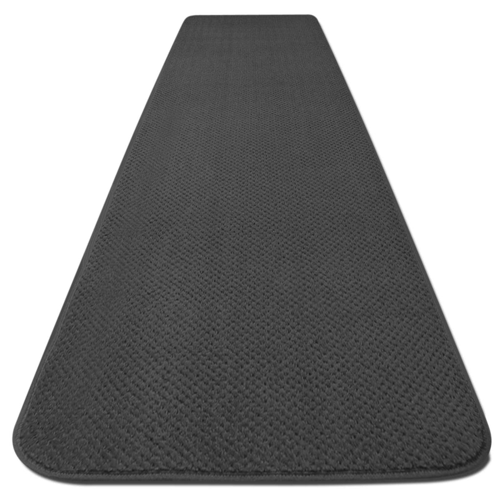 Skid-Resistant Carpet Runner Gray 12 ft. x 27 in. E286008