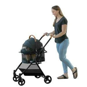 Jet Black Dog & Cat Stroller A64229