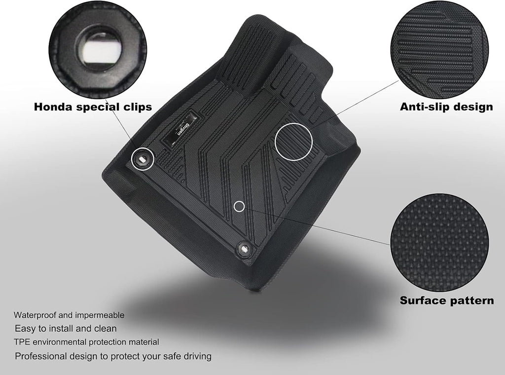All-Weather Rubber Car Floor Mats & Cargo Trunk Liners Set M811167