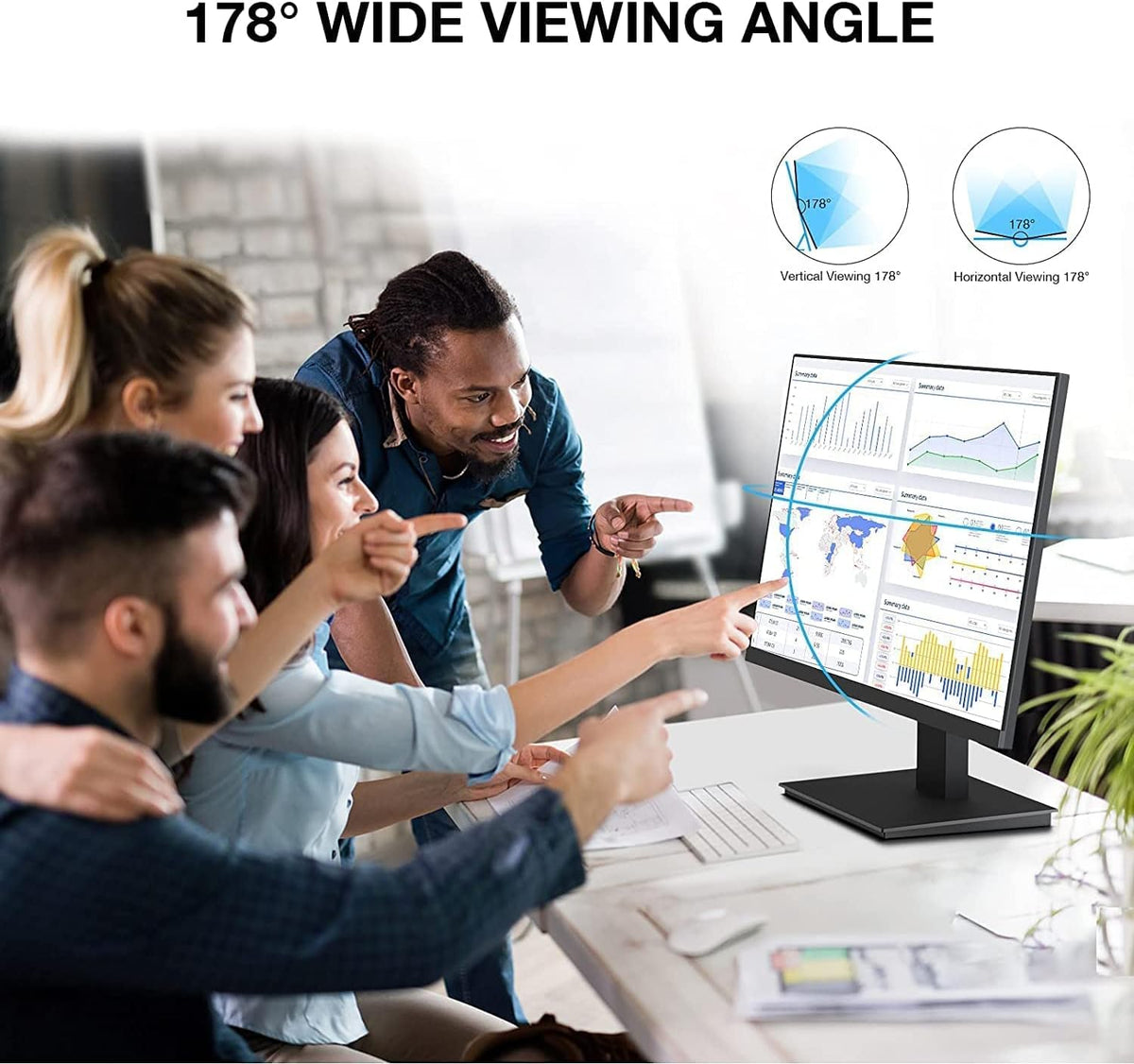 22 inch FHD 1080P 75hz VA LED Monitor A365