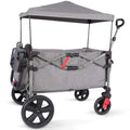 Foldable Wagon with Adjustable Handle Bar and Canopy F38446