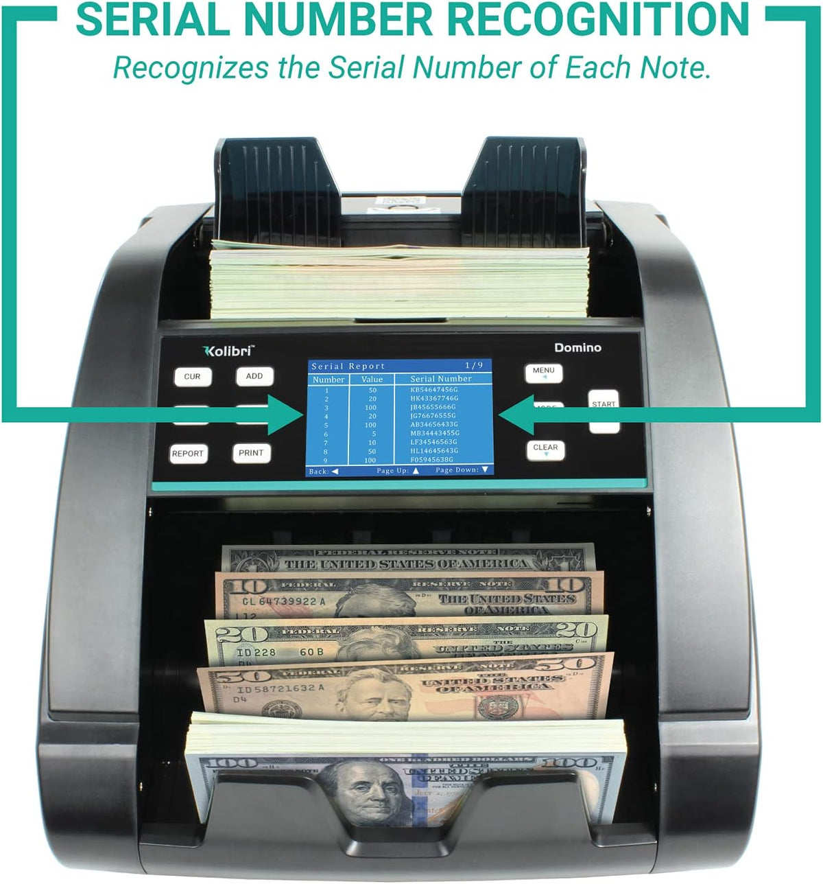 Money Counter Machine with Counterfeit Bill Detector S184