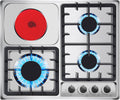 24 Inch 3 Burner Gas Cooktop Stainless Steel I7904
