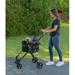 Jet Black Dog & Cat Stroller A64229
