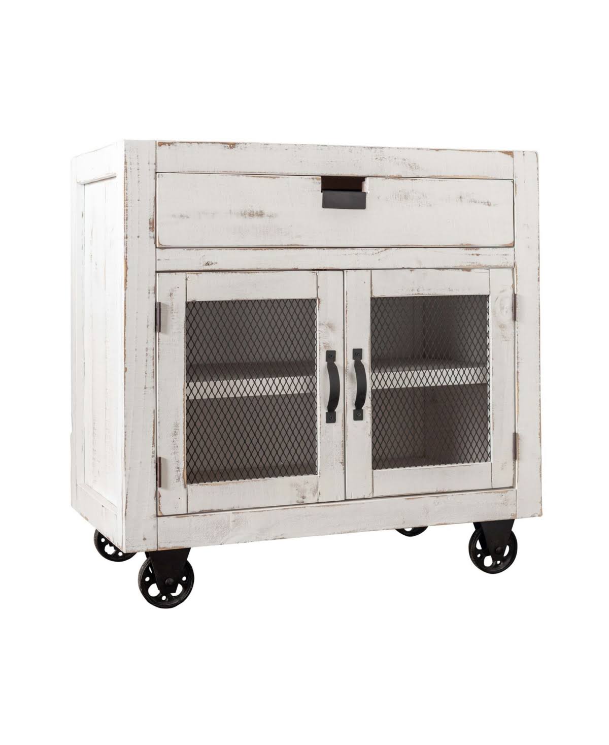 Blue 2-Door Accent Chest M2415
