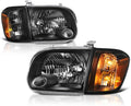 Black Headlight & Corner Side Marker Lamp Assembly A223969