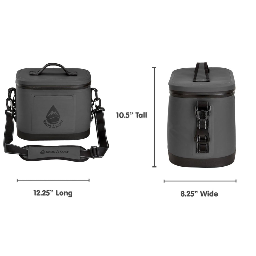 Airtight & Leakproof Soft Cooler Bag Flip 6 Can Dark Grey A3170