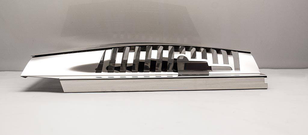 Satin Polished Perforated Plenum Cover U8539