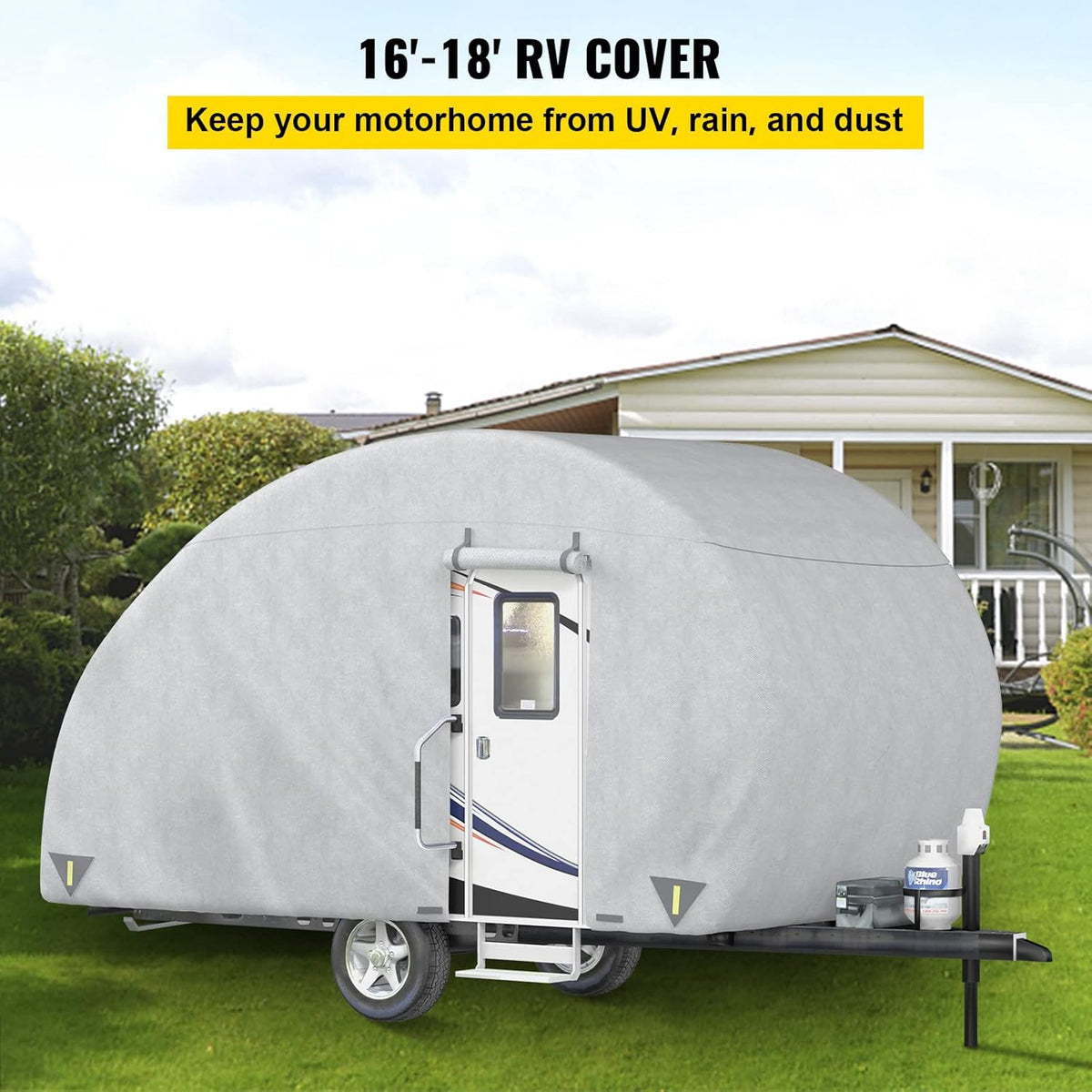 Teardrop Trailer Cover for 16' - 18' Trailers L150
