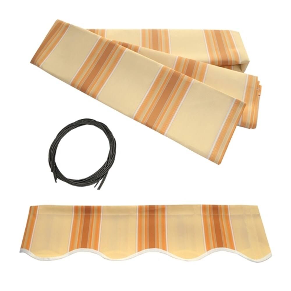 Black Frame Retractable Patio Awning 10 x 8 Feet J266