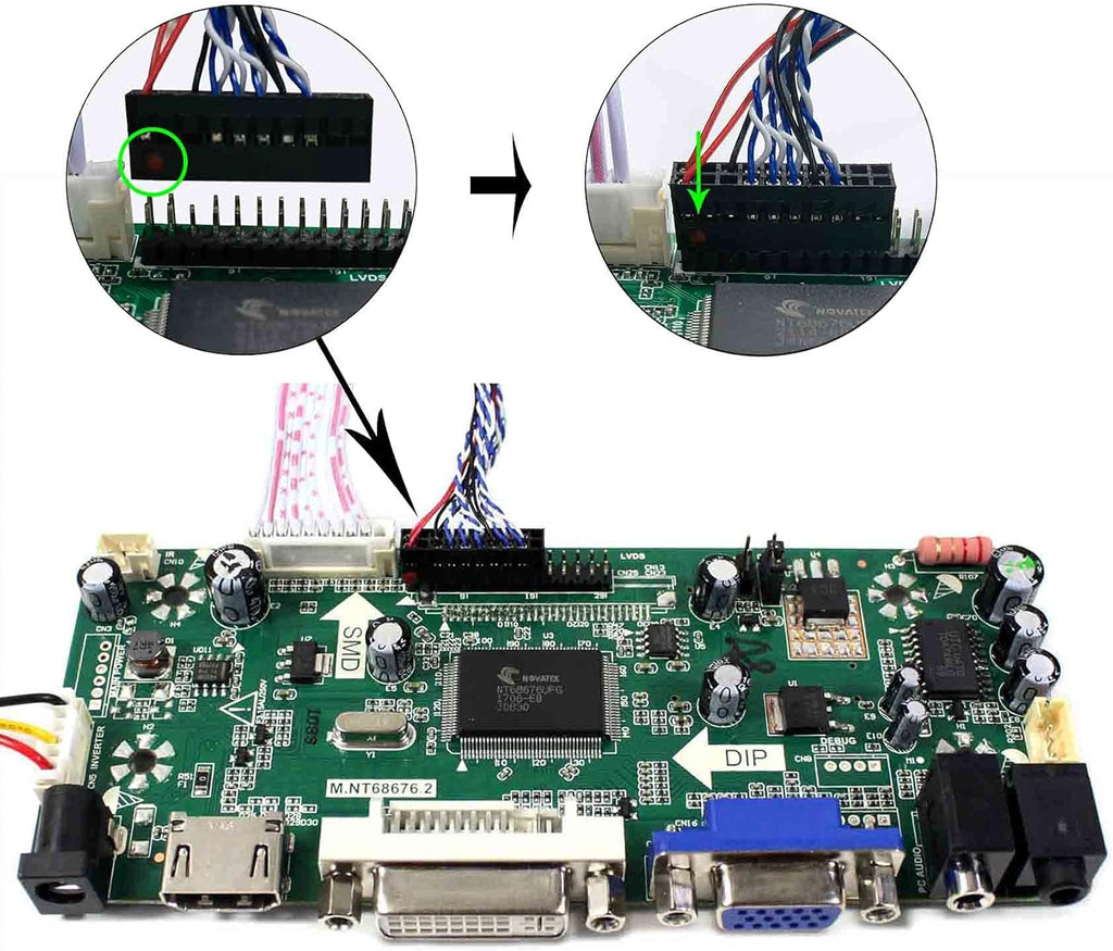 14.9 in 1280X390 LCD Screen with LCD Controller Board K19824