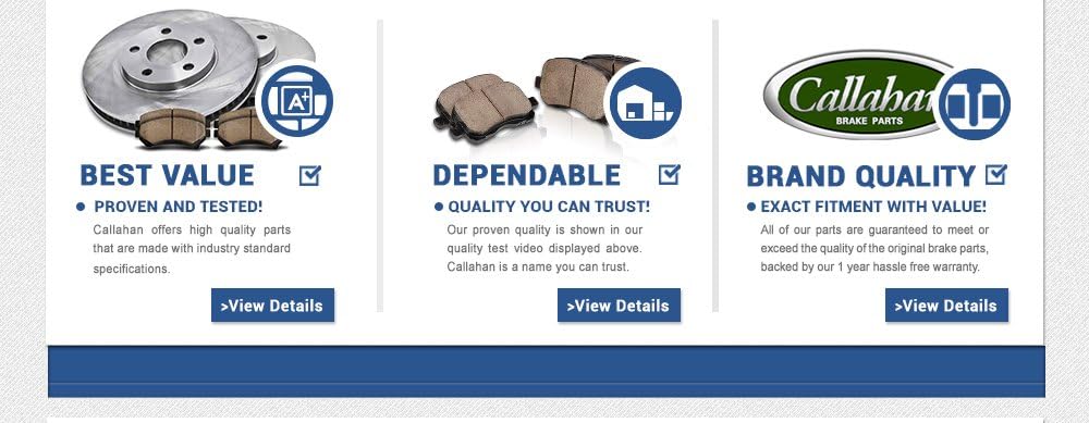 Front and Rear Brake Rotors + Brake Pads + Clips L7967