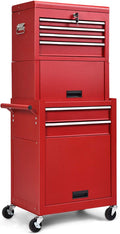 6 Drawer Rolling Tool Chest Storage Cabinet with Wheels O9034