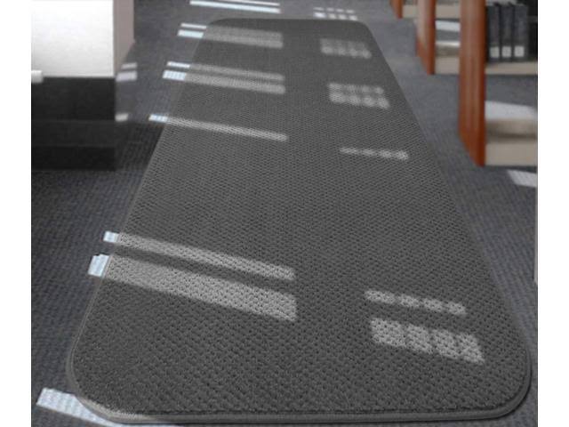 Skid-Resistant Carpet Runner Gray 12 ft. x 27 in. E286008