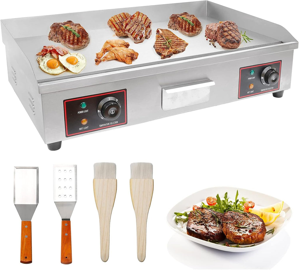 22 Inch Stainless Electric Countertop Griddle O186399