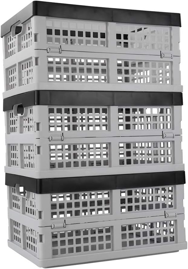 16 L Plastic Collapsible Storage Crate P451