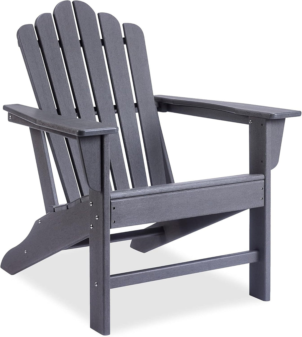 Slate Grey Weather Resistant Adirondack Chair W1917
